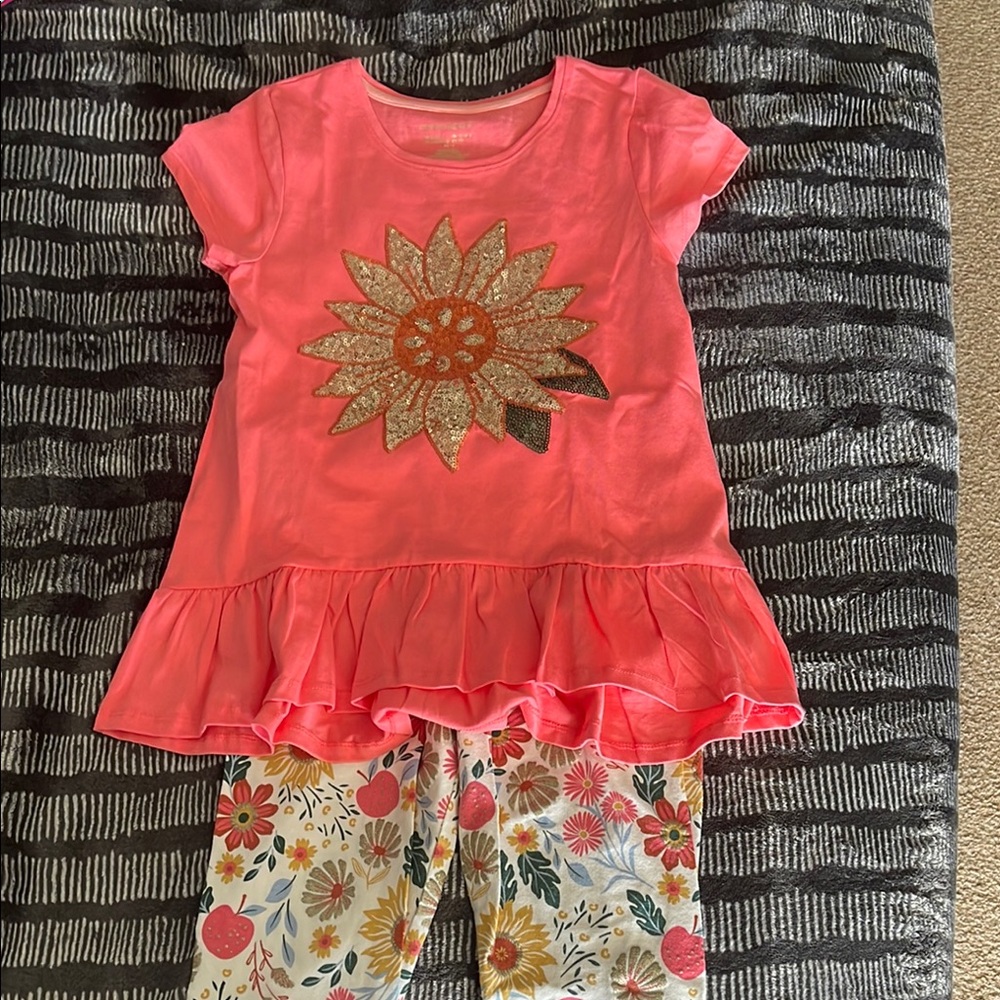 Cynthia Rowley Pink Floral Kids Matching Set